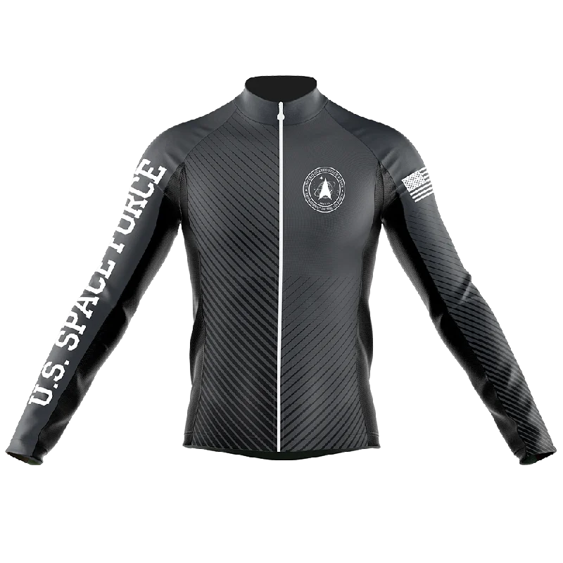 Space Force Long Sleeve Cycling Jersey Trendy Jersey Shirt