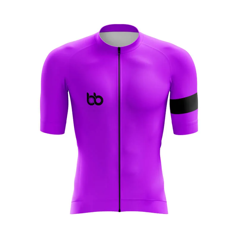 Bicycle Booth Basic 2.0 (Purple) Aero Jerseys Party Jersey Tee