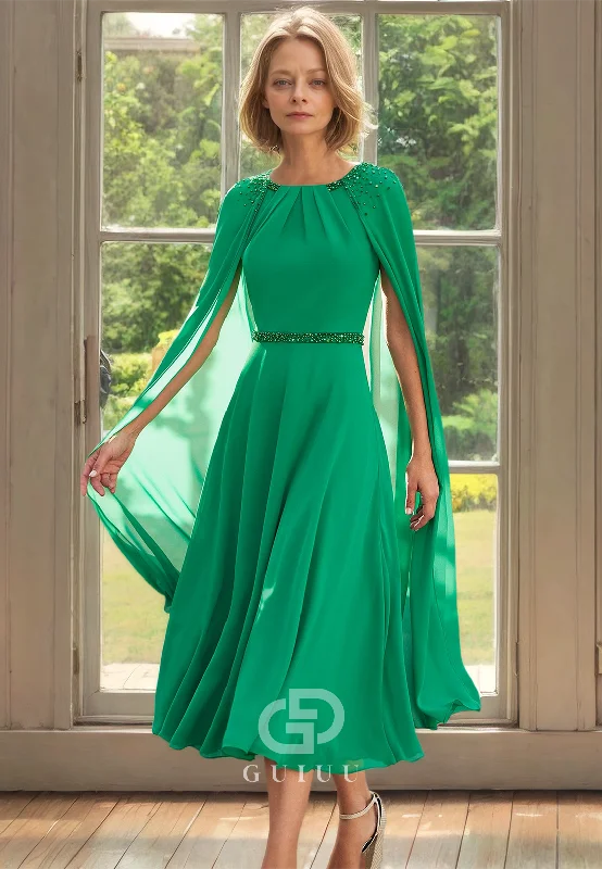 Simple A-Line Scoop Cap Sleeveless Empire-Waist Ankle-Length Mother of the Bride Dress Tunics Plaid country