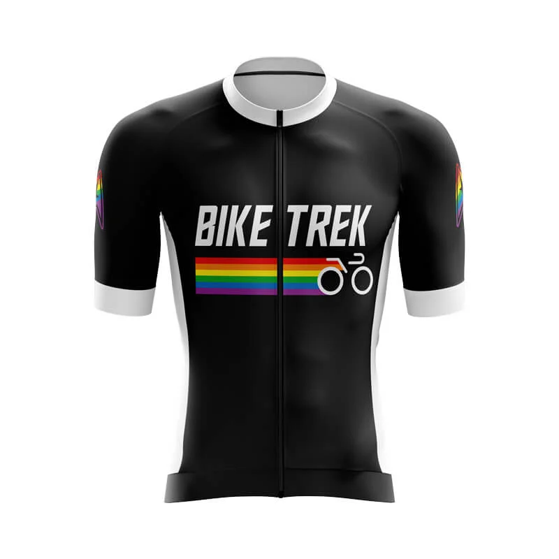 Bike Trek (Rainbow) Aero Jerseys Geometric Jersey Top