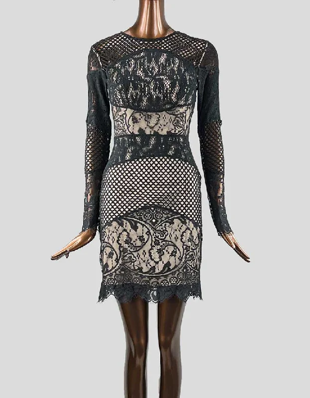 Forever Unique London black lace cocktail dress w/ Tags - 4 US Tunics Practical easy-care