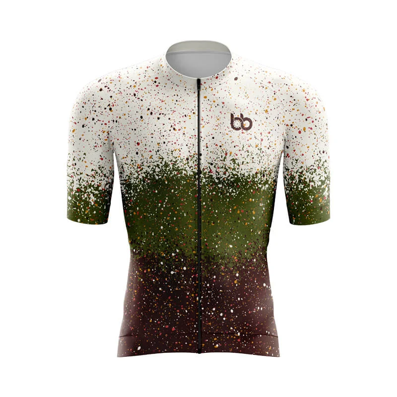 Paint Splatter Aero jerseys (Beige-Green-Brown) Seasonal Jersey Tee