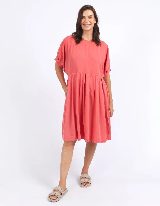 Elm Bliss Relaxed Dress - Watermelon Crush Tunics Hiking breathable