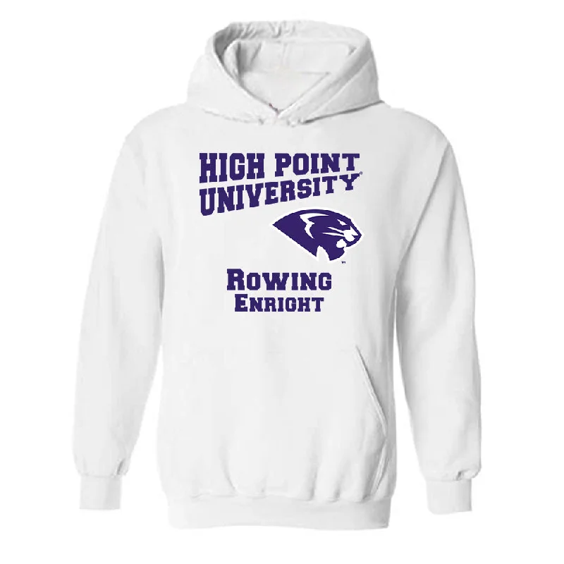 High Point - NCAA Women's Rowing : Caitlin Enright - Hooded Sweatshirt Hoodie with Full-Zip Functional Layering