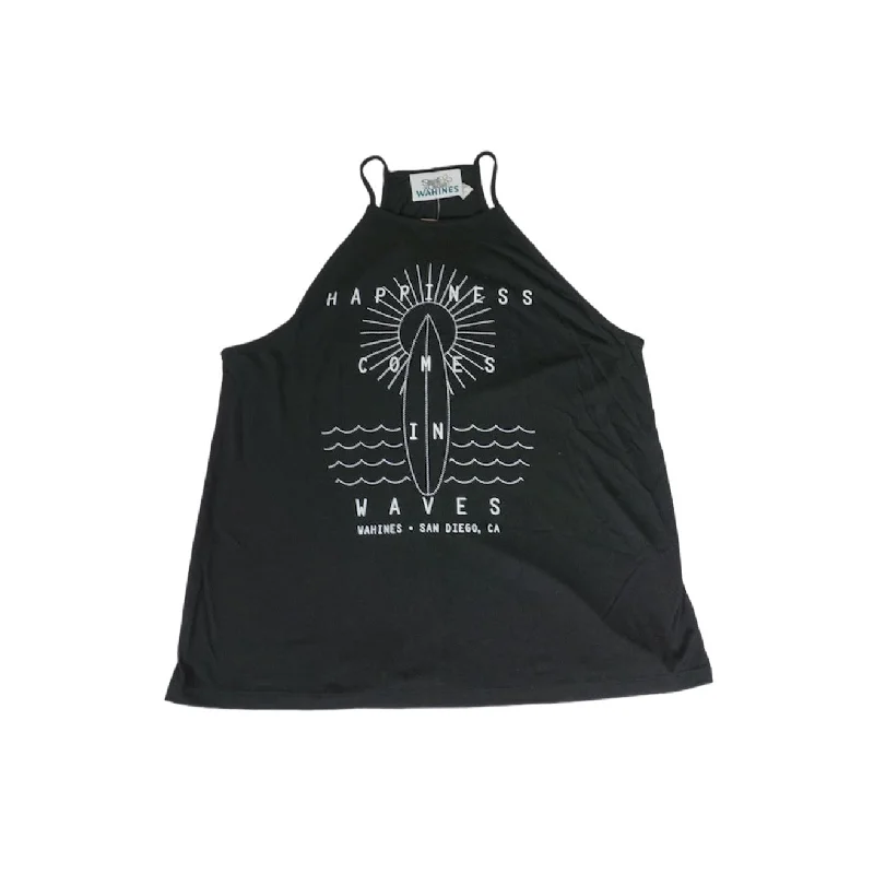 South Coast Ladies Comes In Waves Tank Top bold tank top
