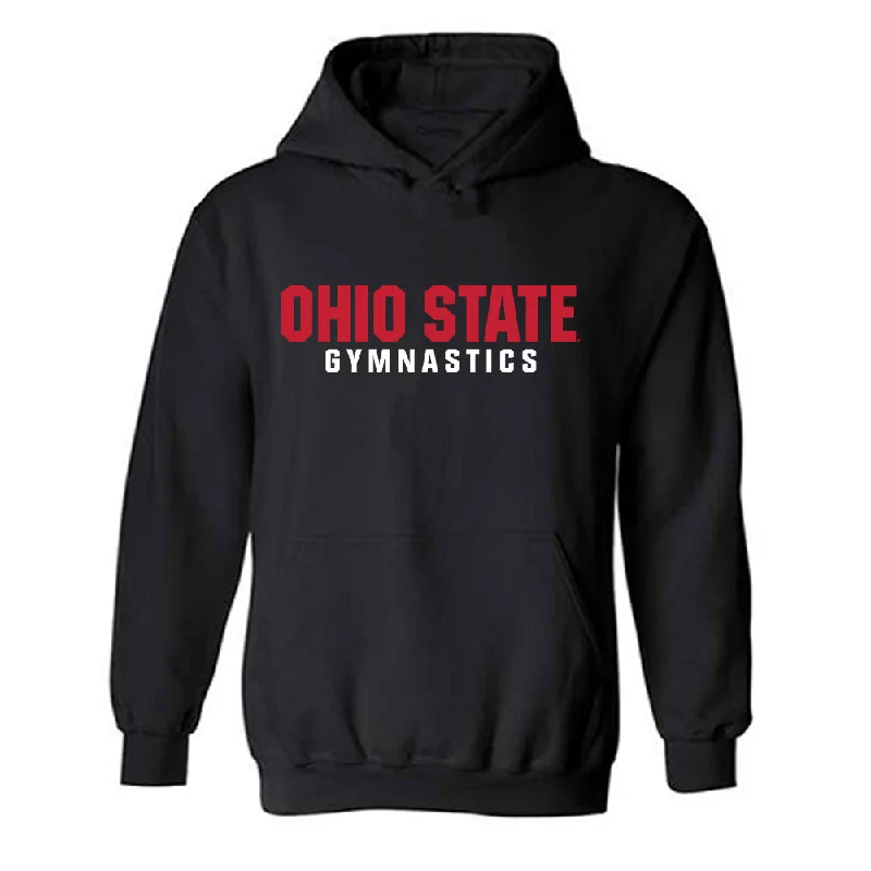 Ohio State - NCAA Women's Gymnastics : Jojo Warga - Classic Shersey Hooded Sweatshirt Hoodie with Sequins Glamorous Eye-catching