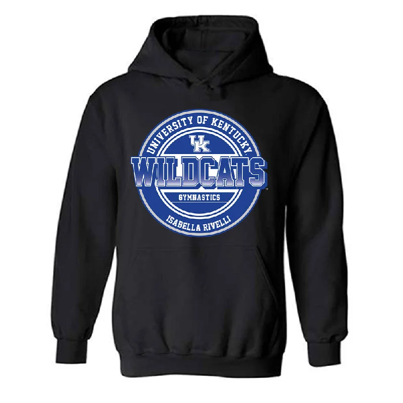 Kentucky - NCAA Women's Gymnastics : Isabella Rivelli - Classic Fashion Shersey Hooded Sweatshirt Hoodie with Embroidery Detailed Premium