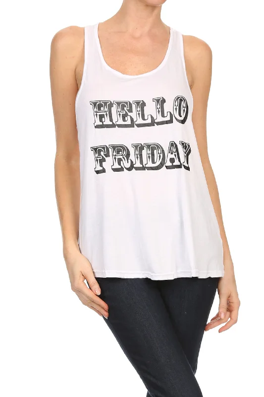 Hello Friday Tank Top soft tank top