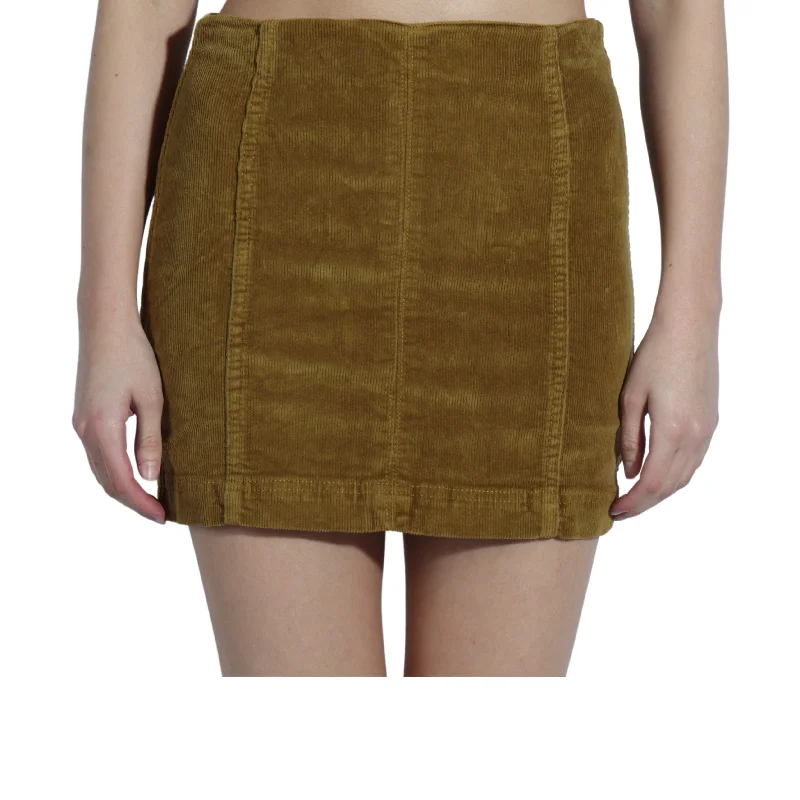WILD FABLE - Mini Skirt leather skirt sleek