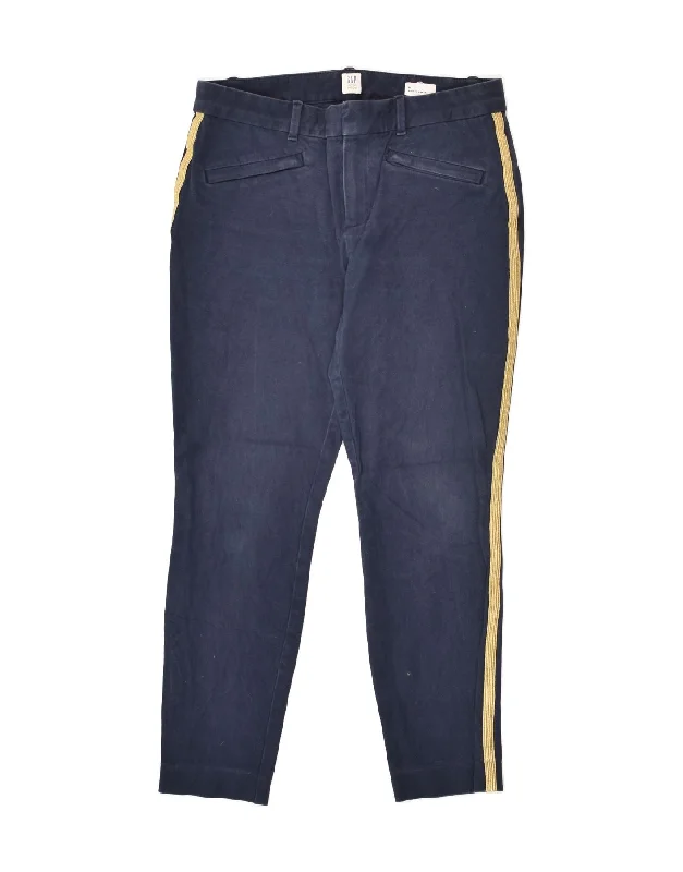 GAP Womens Skinny Ankle Slim Chino Trousers US 8 Medium W29 L25  Navy Blue Trousers Harem Relaxed Fit