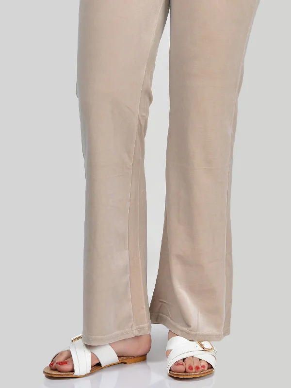 Velvet Trouser-Beige Trousers Cargo pockets