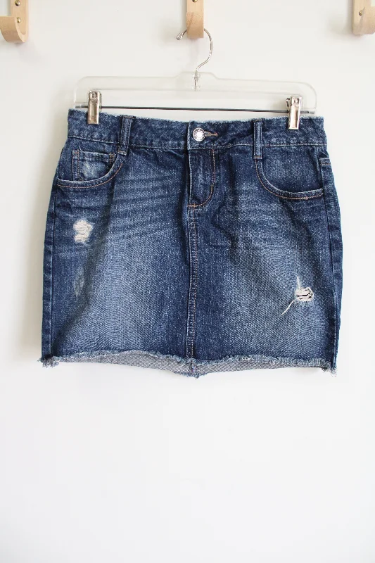 APT. 9 Denim Skirt | 4 velvet skirt glossy