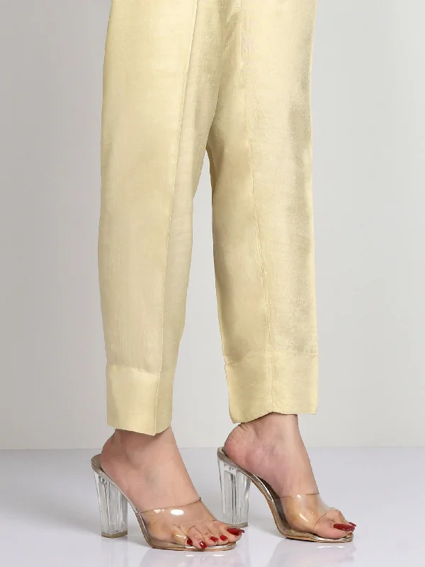 Raw Silk Trouser Trousers Denim Distressed
