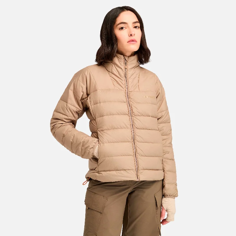 Women's Bear Head Recycled Down Lightweight Jacket Nylon Jacket Polyester Jacket Spandex Jacket