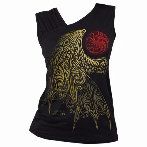 Spiral Direct Womens/Ladies House Of The Dragon Tank Top sexy tank top