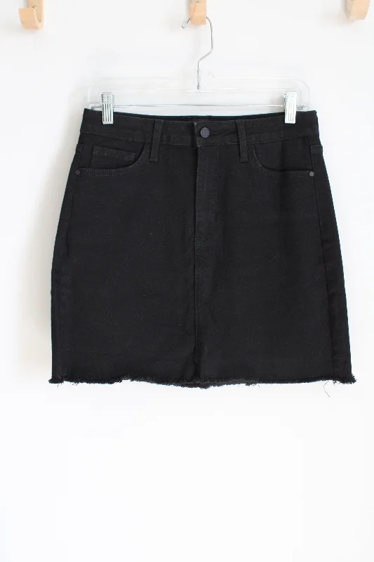 JustBlack Denim Skirt | M velvet skirt plush