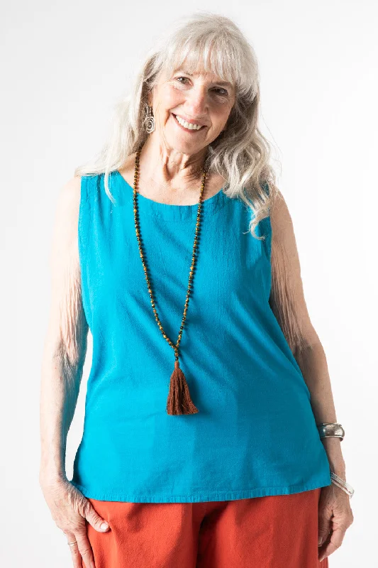 Mexicali Simple Cotton Tank Top sheer tank top
