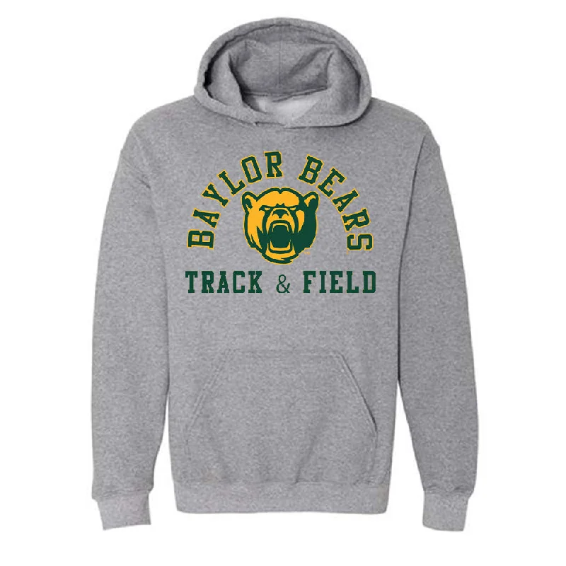 Baylor - NCAA Women's Track & Field : Audrey Williamson - Classic Fashion Shersey Hooded Sweatshirt Hoodie with Hidden Zipper Minimalist Clean