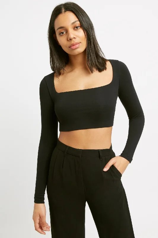 Bonita Crop Top Polka Dot Checkered Tartan
