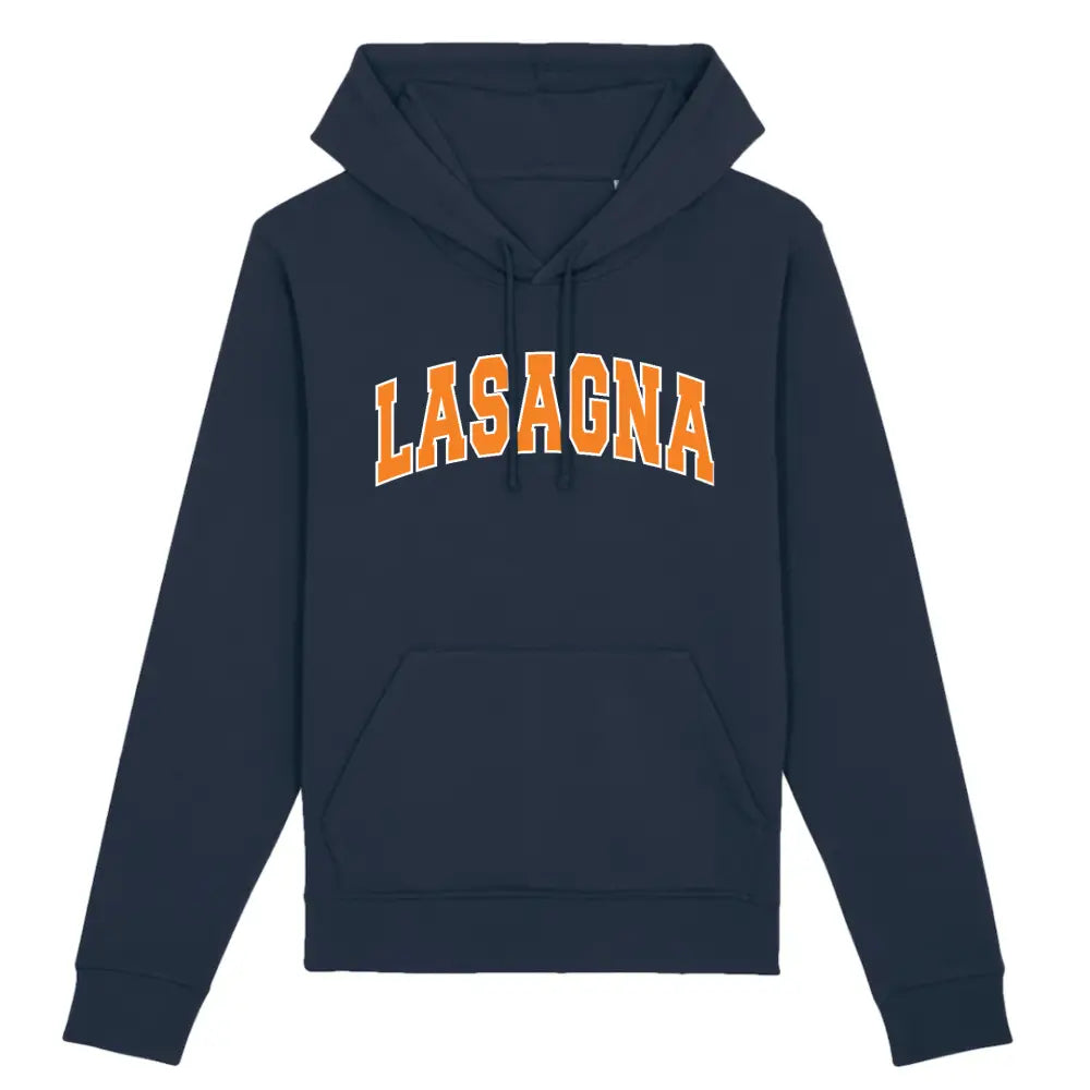 Lasagna - organic cotton hoodie men and women Hoodie with Back Slit Movement Comfort