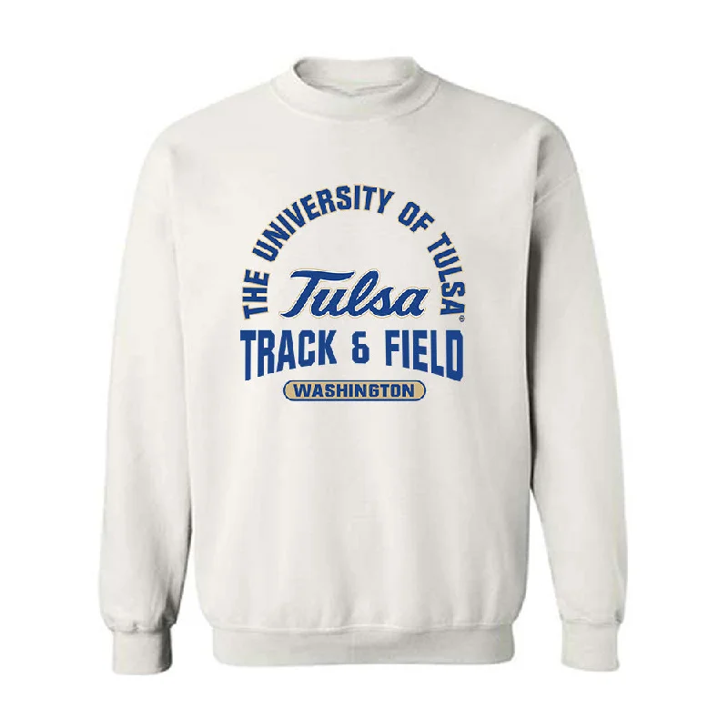 Tulsa - NCAA Women's Track & Field : Gabbie Washington - Classic Fashion Shersey Crewneck Sweatshirt Zip Hoodie Drawstring Kangaroo Pocket