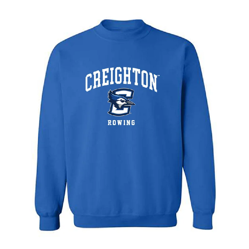 Creighton - NCAA Women's Rowing : Jaimie Gale - Classic Shersey Crewneck Sweatshirt Hoodie with Hood Adjustable Protection