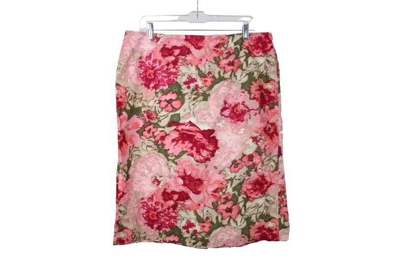 Talbots Pink Skirt | 16 chiffon skirt lightweight