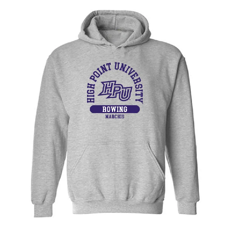 High Point - NCAA Women's Rowing : Caroline Marchis - Hooded Sweatshirt Hoodie with Oversized Fit Loose Comfortable