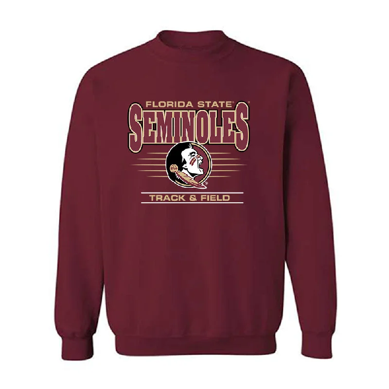 FSU - NCAA Women's Track & Field : Zee Curtis - Classic Shersey Crewneck Sweatshirt Hoodie with Raglan Sleeves Sporty Comfortable