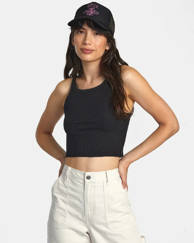 Slide Tank Top - RVCA Black lounge tank top