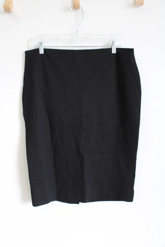 NEW Express High Rise Black Stretch Pencil Skirt | L lace skirt romantic