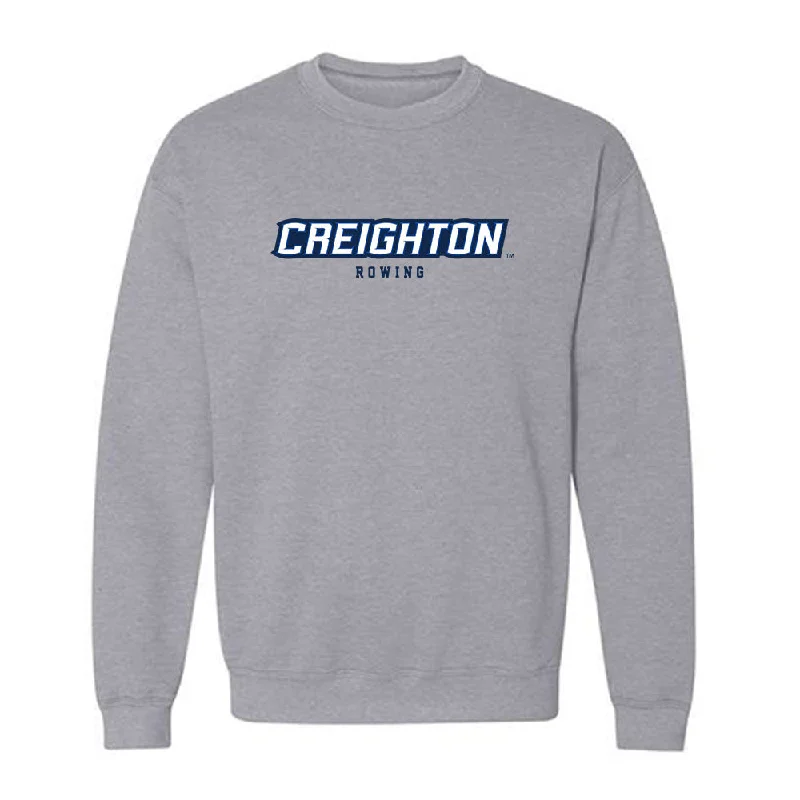 Creighton - NCAA Women's Rowing : Jaimie Gale - Classic Shersey Crewneck Sweatshirt Hoodie with Logo Branding Identity