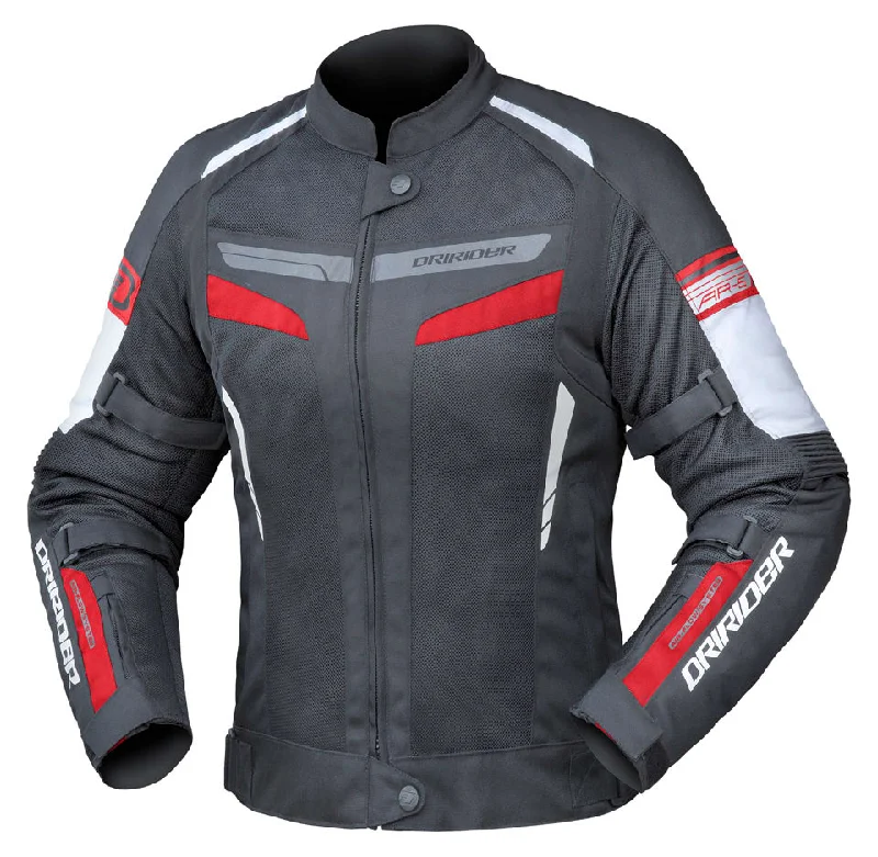DriRider Air-Ride 5 Jacket Ladies Black/Red Jersey Jacket Tulle Jacket Batik Jacket