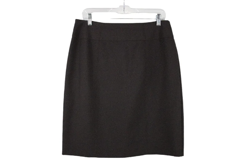 Worthington Brown Skirt | 12 linen skirt natural