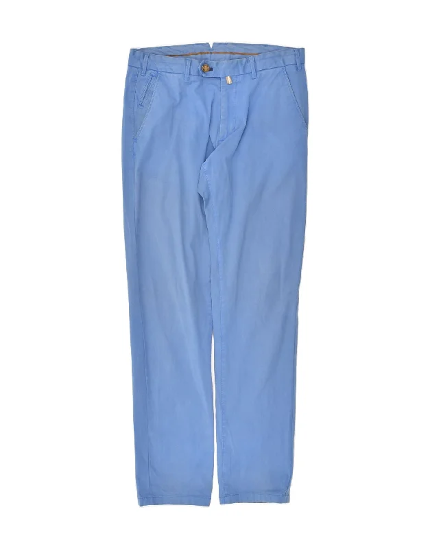 MASSIMO DUTTI Womens Slim Fit Casual Trousers EU 40 Medium W27 L31  Blue Trousers Bootcut Casual