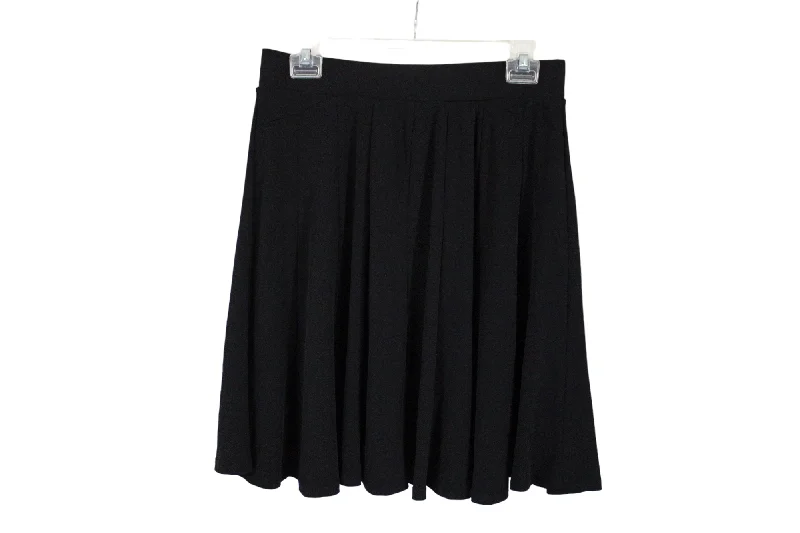 Grace Elements Black Skirt | S silk skirt lustrous