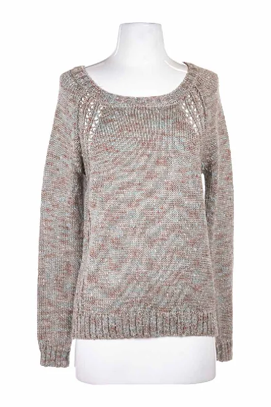 Lord & Taylor Sweater Seamless Knitted Crochet
