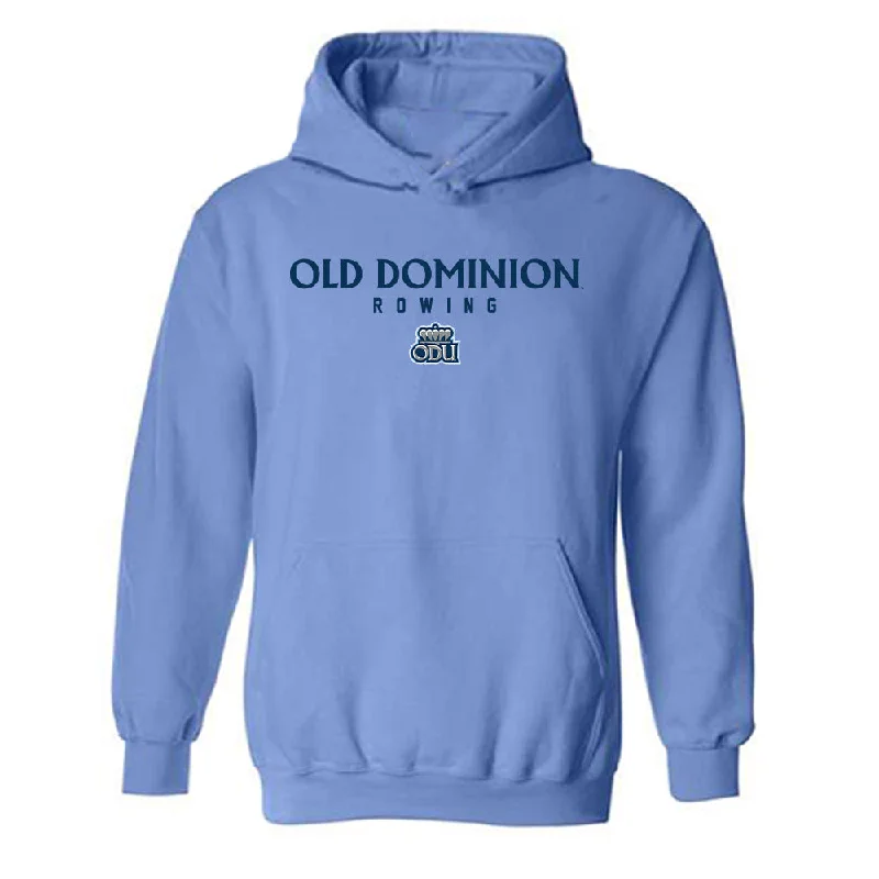 Old Dominion - NCAA Women's Rowing : Lily Baumann - Classic Shersey Hooded Sweatshirt Hoodie with Puffed Sleeves Voluminous Trendy