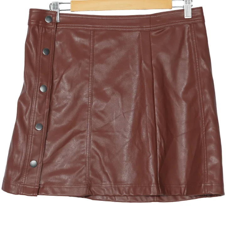 TINSELTOWN - Faux leather mini skirt boho skirt vibe