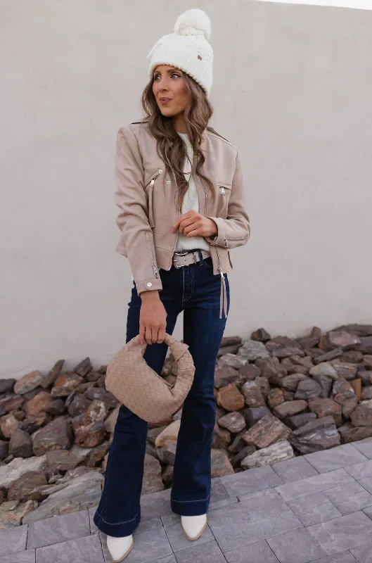 Take Me Shopping Suede Moto Jacket V-Neck Jacket Boat Neck Jacket Square Neck Jacket