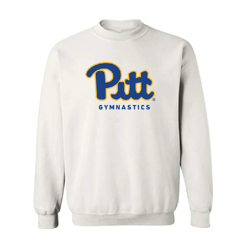 Pittsburgh - NCAA Women's Gymnastics : Darbi Simcox - Sports Shersey Crewneck Sweatshirt Hoodie with Stripes Bold Sporty