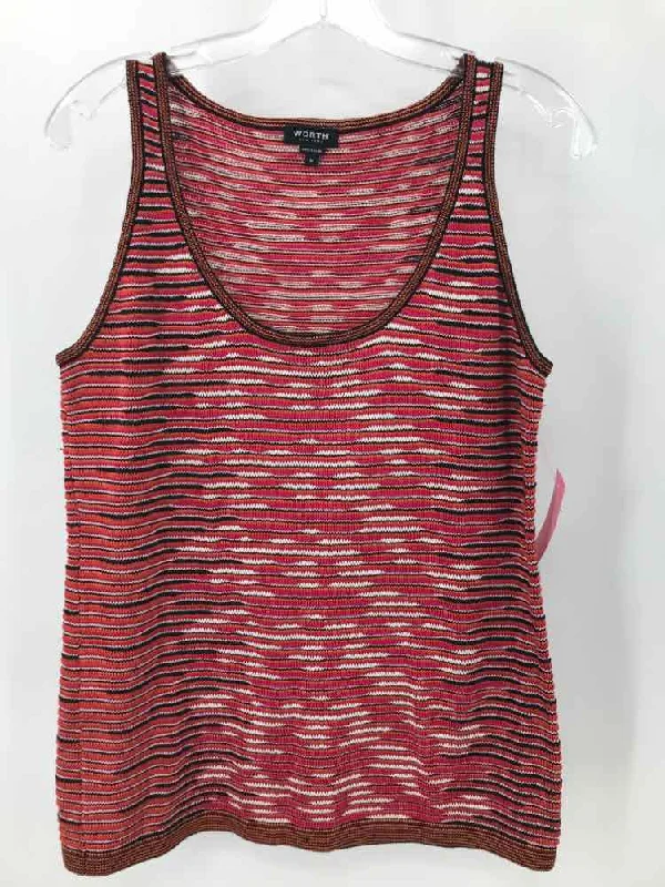 Pre-Owned Worth Pink Size Medium Tank Top scoop neck tank