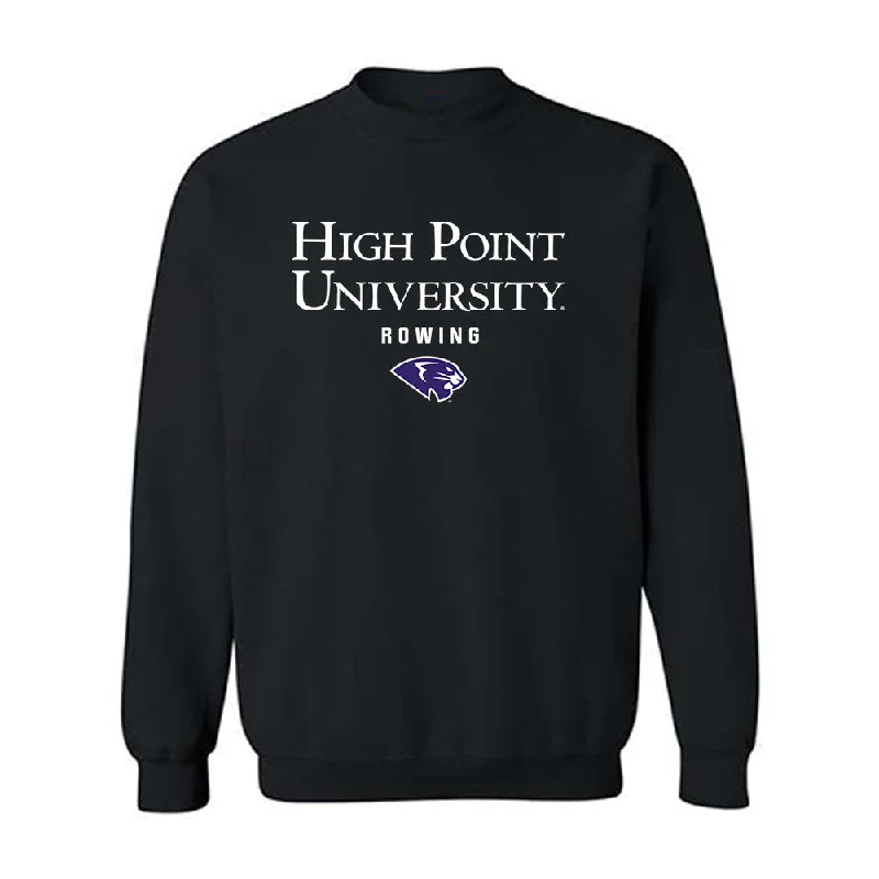 High Point - NCAA Women's Rowing : Caitlin Enright - Crewneck Sweatshirt Hoodie with Puffed Sleeves Voluminous Trendy