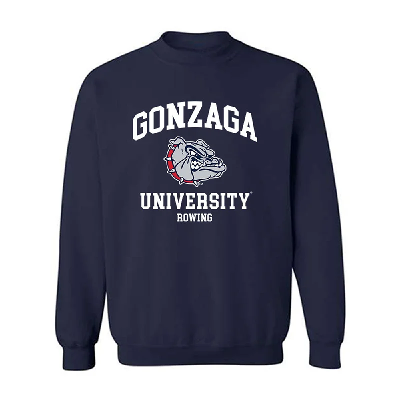 Gonzaga - NCAA Women's Rowing : Alli Krilich - Classic Shersey Crewneck Sweatshirt Hoodie with Front Slit Layering Stylish