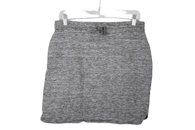 Daily Ritual Heathered Skirt | M belted skirt waist