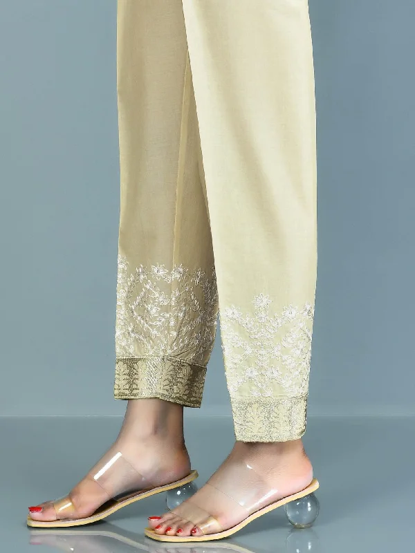 Embroidered Cambric Trousers Trousers Vintage Classic