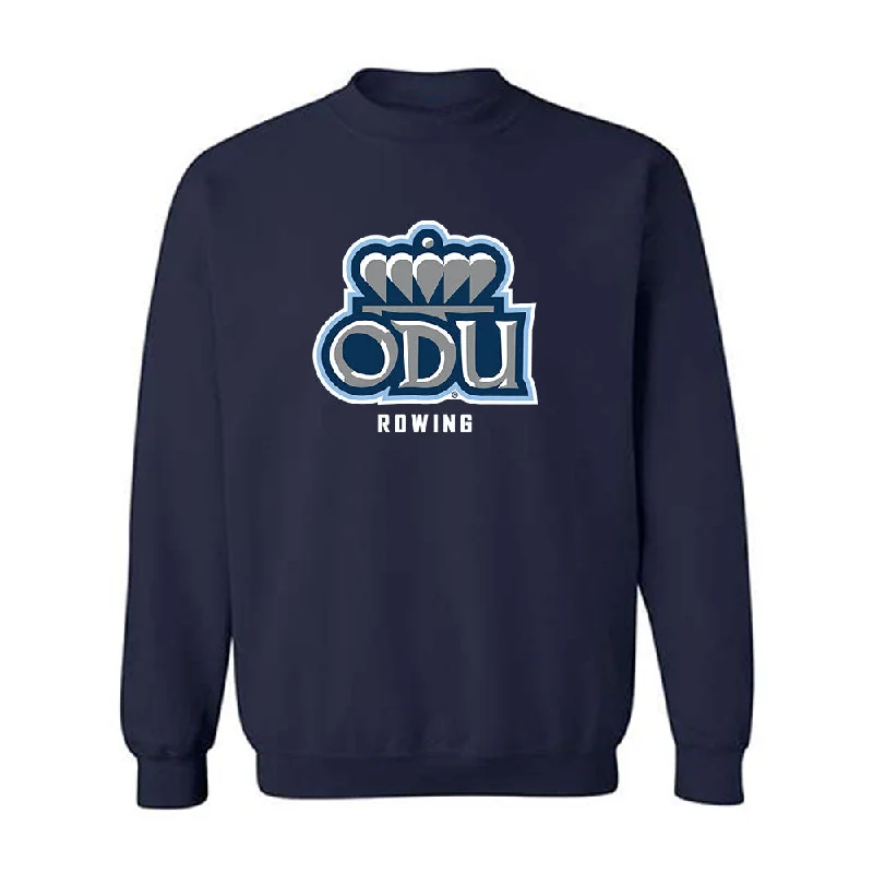 Old Dominion - NCAA Women's Rowing : Lily Baumann - Classic Shersey Crewneck Sweatshirt Hoodie with Color Block Contrast Stylish