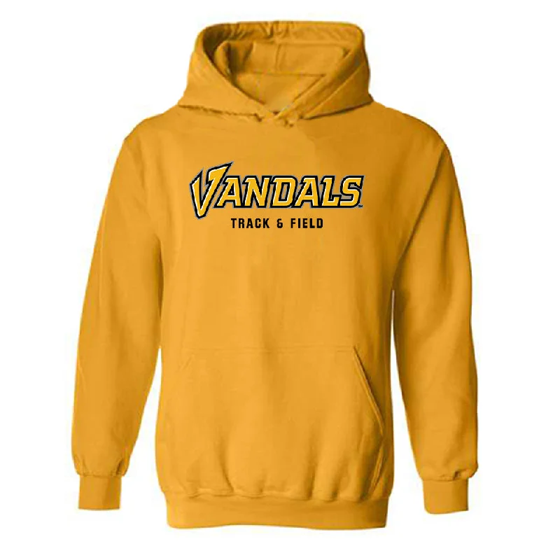 Idaho - NCAA Women's Track & Field : Tesse Kamps - Hooded Sweatshirt Hoodie with Neon Bright Vibrant