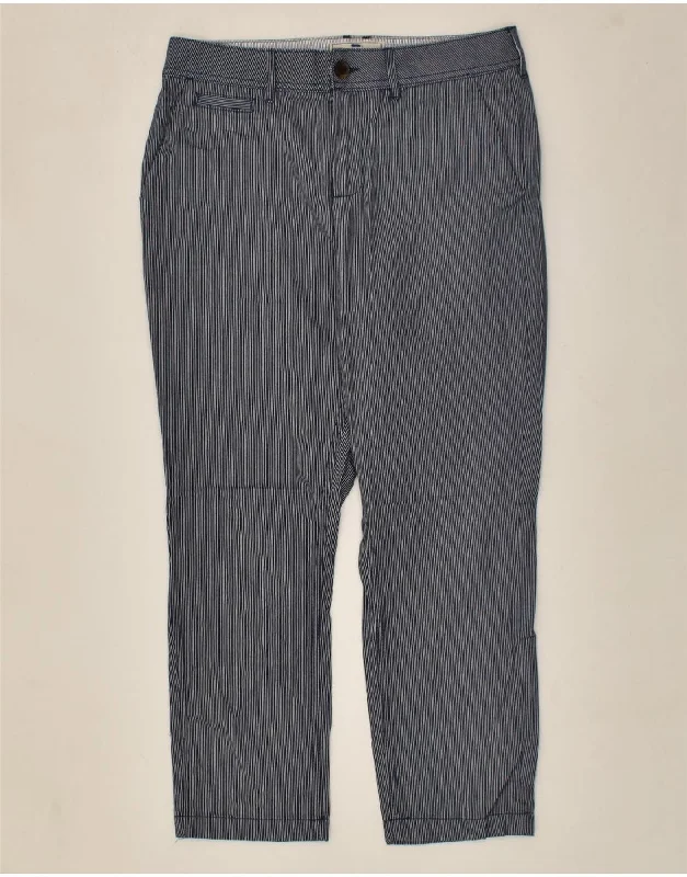 FAT FACE Womens Devon Slim Chino Trousers UK 10 Small W27 L25 Navy Blue Trousers luxurious premium
