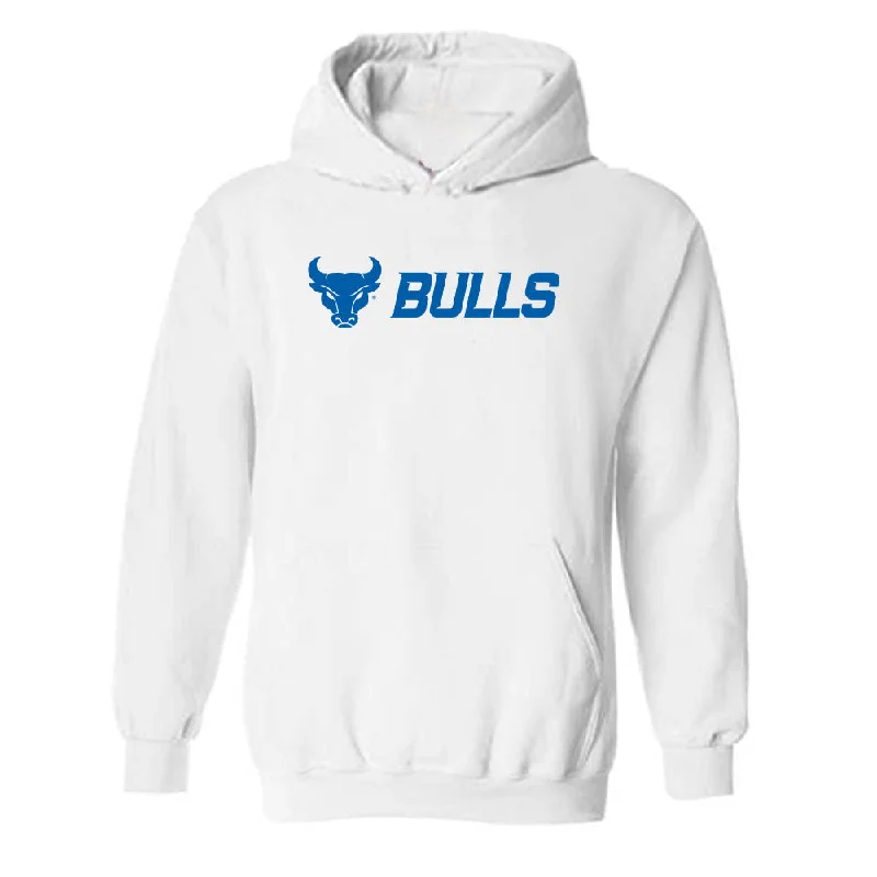 Buffalo - NCAA Women's Track & Field : Katie Edinger - Hooded Sweatshirt Hoodie with Double Zipper Versatile Adjustable